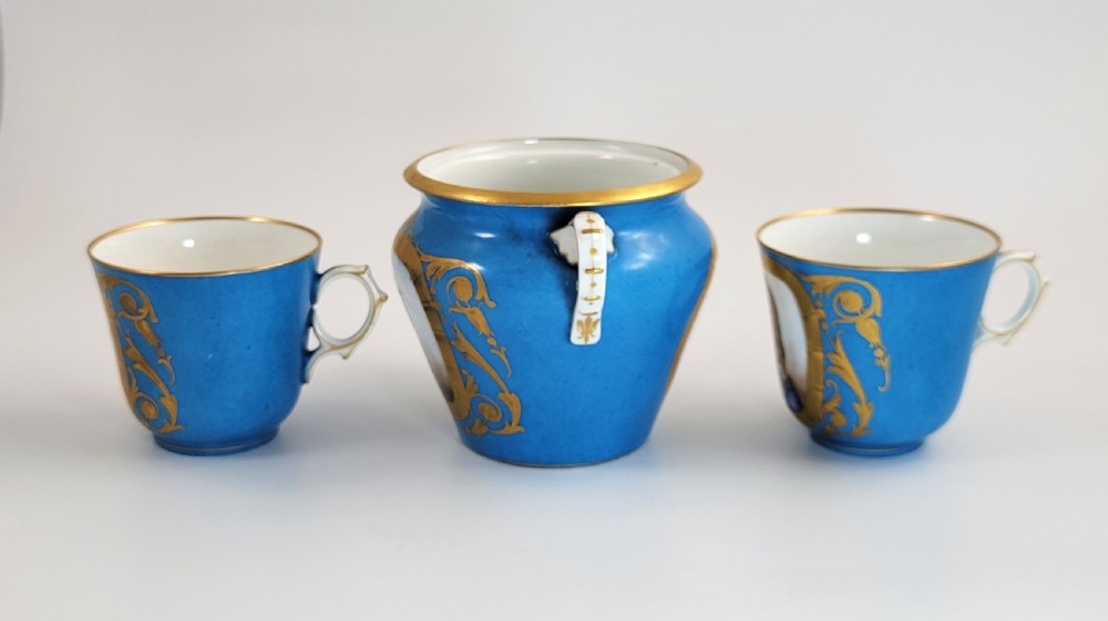 French Tête-à-Tête Tea Set, Sèvres Style with Portraits, Belle Époque, c. 1880–1890 View XII