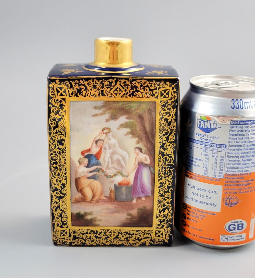 Royal Vienna Tea Caddy, Porcelain, c.1880 View VII