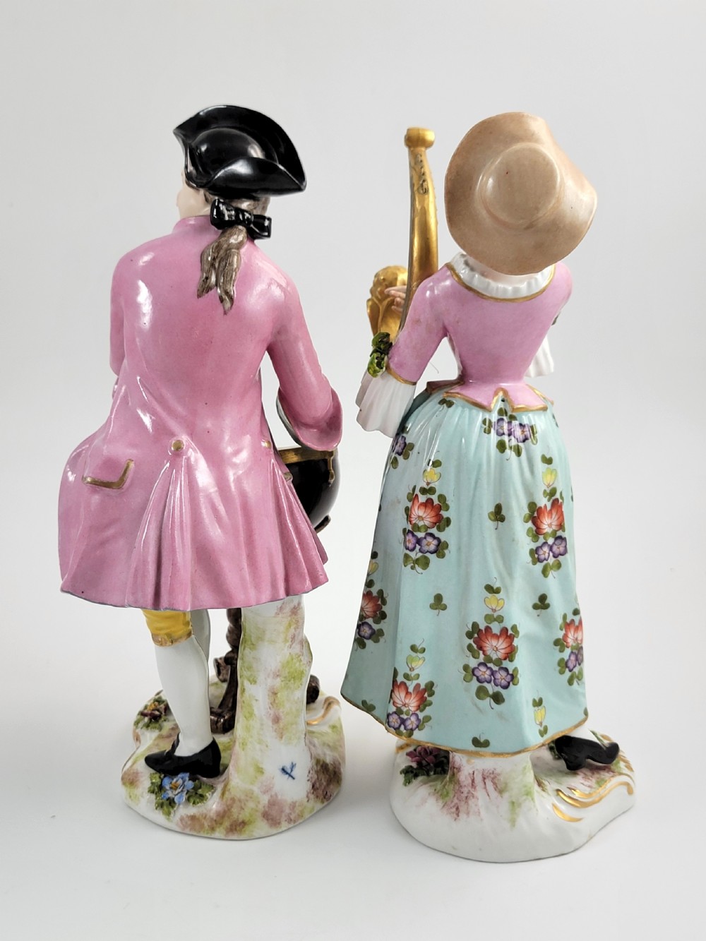 Pair of French Porcelain Figures by Bloch & Sie, Paris, c. 1887–1900 View IV