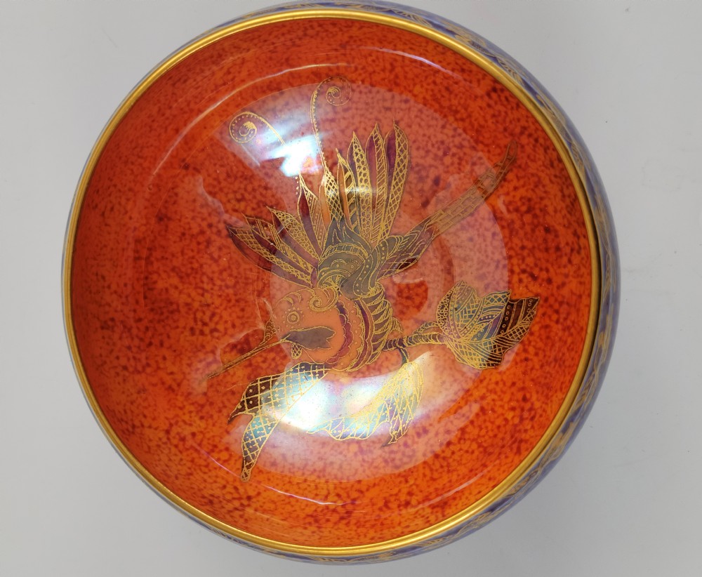 Daisy Makeig-Jones for Wedgwood: Rare Lustre Empire Bowl, England, c.1915 View IX