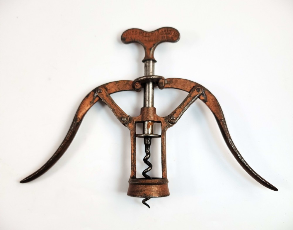 Giant Heeley “A1” Double Lever Corkscrew c.1900, 16.2cm, 257g