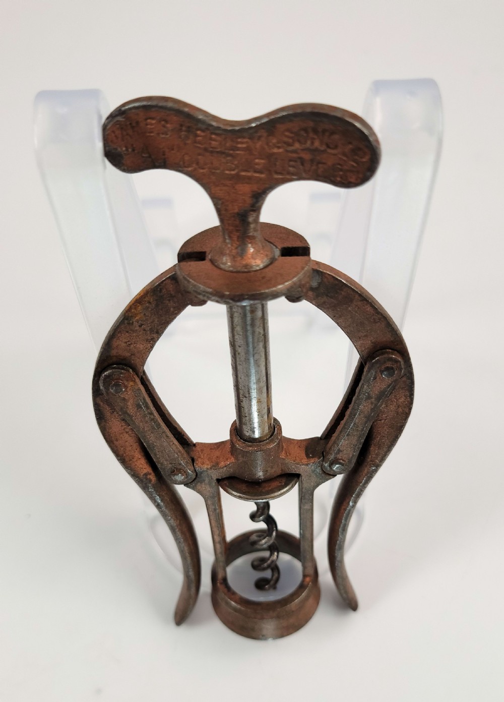 Giant Heeley “A1” Double Lever Corkscrew c.1900, 16.2cm, 257g View VII