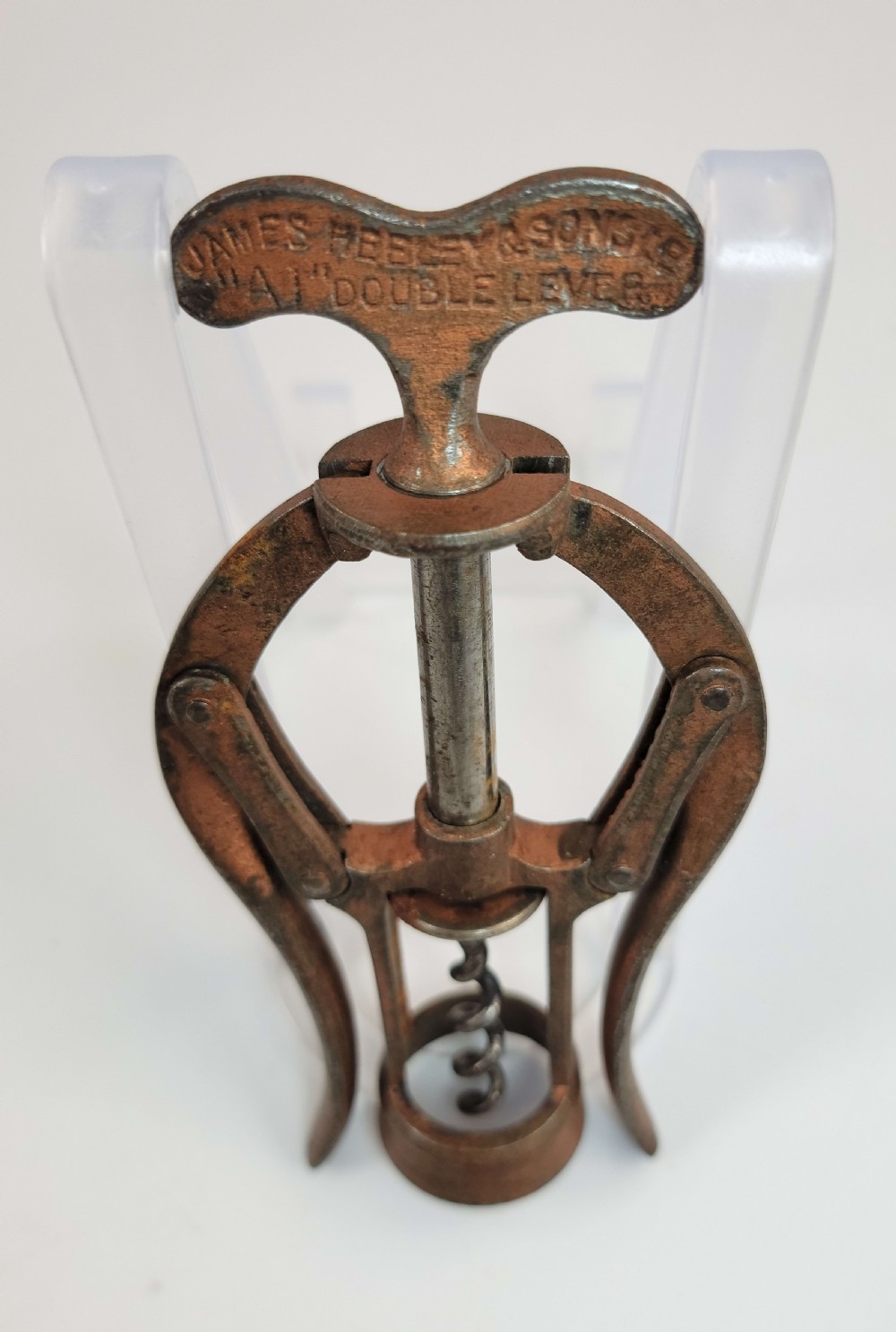 Giant Heeley “A1” Double Lever Corkscrew c.1900, 16.2cm, 257g View VIII