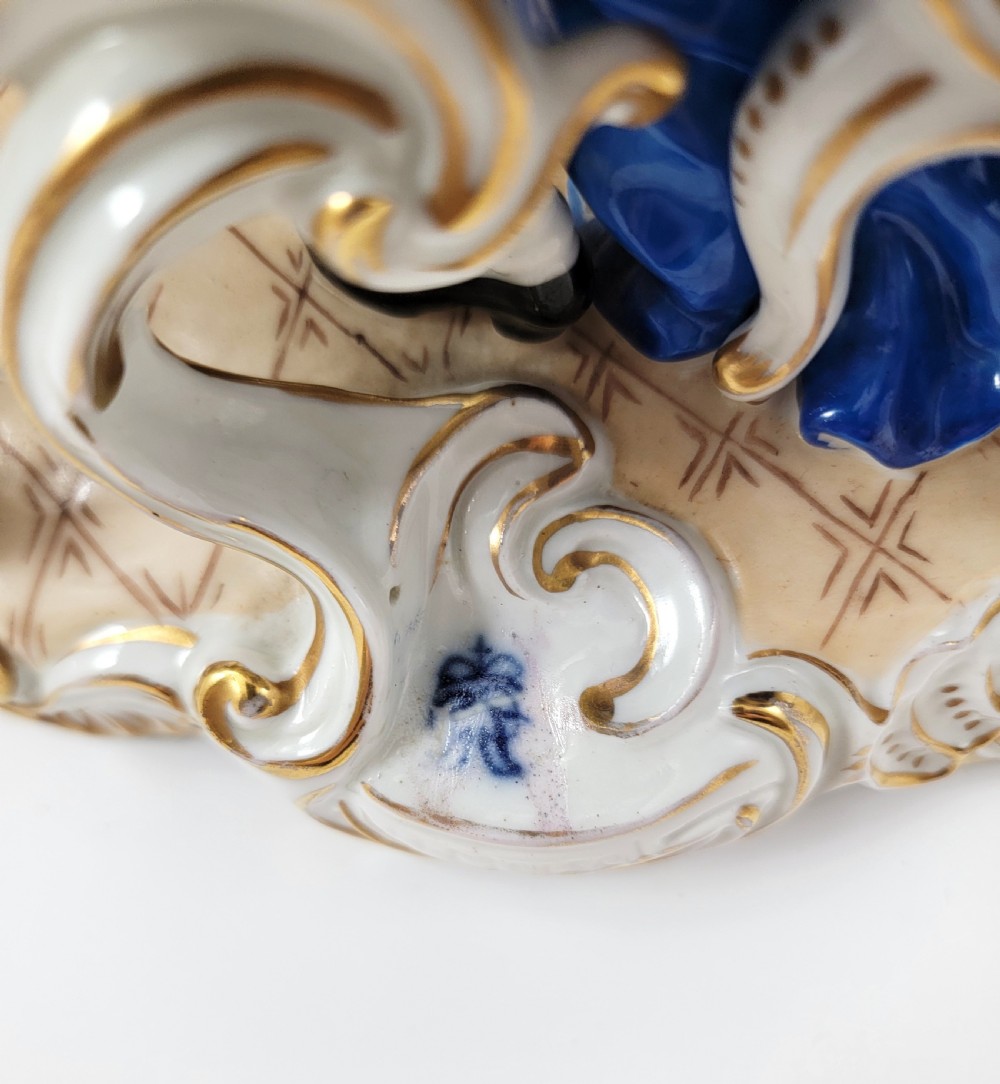 Large Volkstedt Porcelain Group, Schwarzburger Werkstätten, Moorish Page Boy, Signed H. Meisel, c.1920 View IX