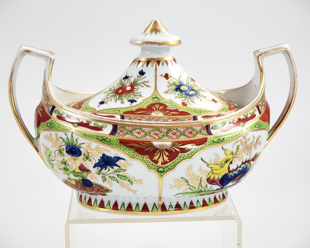 Chamberlain Worcester Regency Sugar Bowl, 