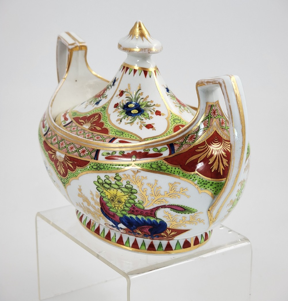 Chamberlain Worcester Regency Sugar Bowl, 