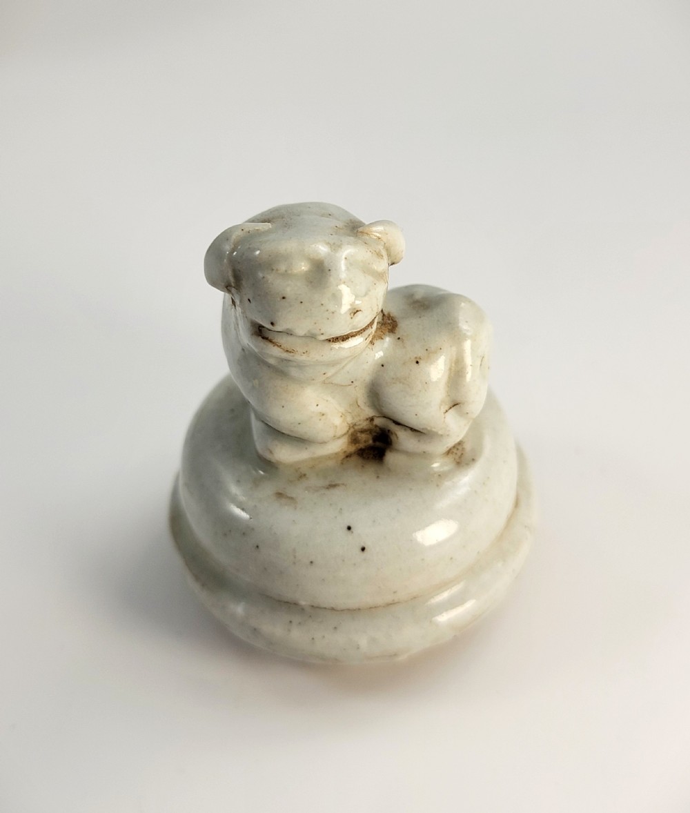 Rare Song Dynasty Lidded Ewer, Dragon Relief, Complete, China c.12thC, Museum Analogue View XIII