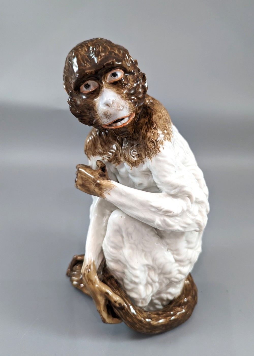 A Museum-Quality & Provocative Meissen Porcelain Monkey, 