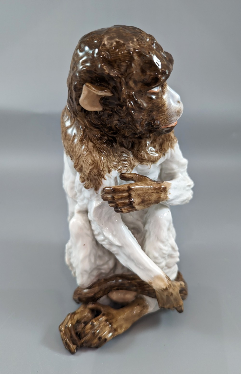 A Museum-Quality & Provocative Meissen Porcelain Monkey, 