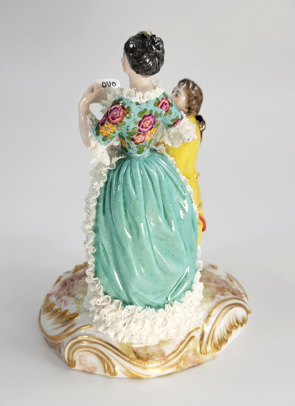 Bourdois & Bloch, Paris – Biscuit-Lace Porcelain Group “Duo” , c.1868 View III