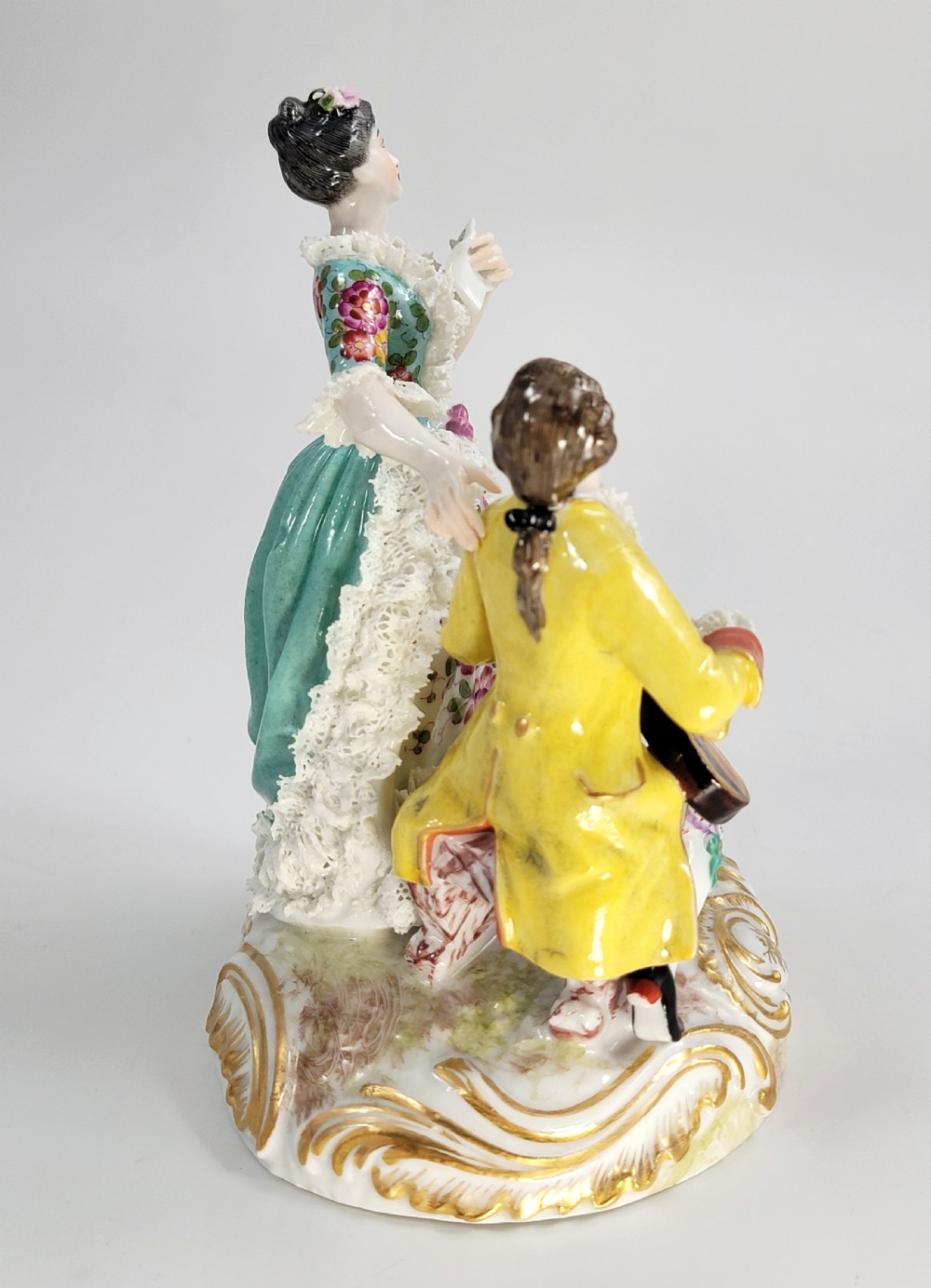 Bourdois & Bloch, Paris – Biscuit-Lace Porcelain Group “Duo” , c.1868 View VI