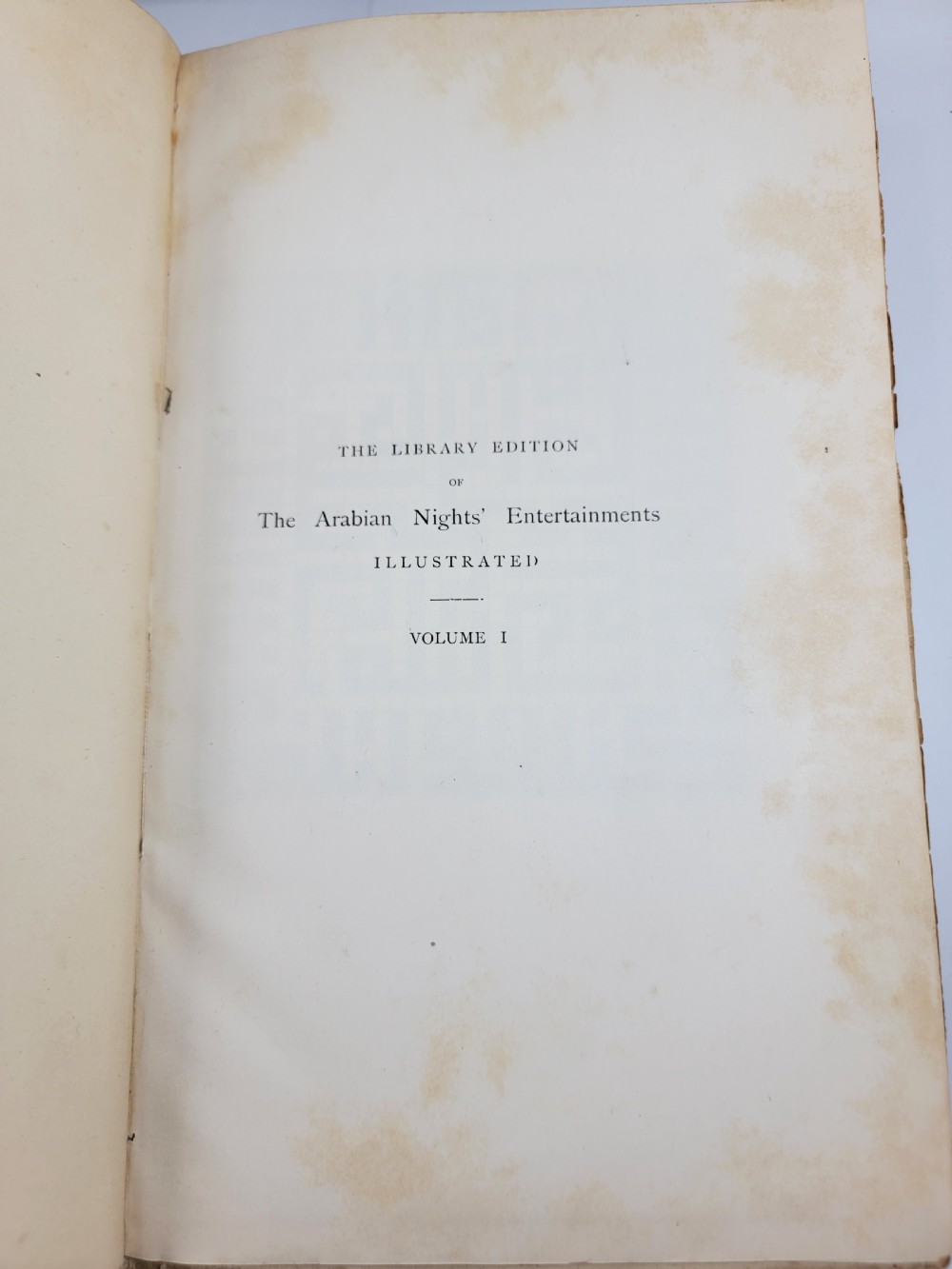 Burton “Arabian Nights” 1897 H.S. Nichols Library Edition 12 vols Illustrated View V