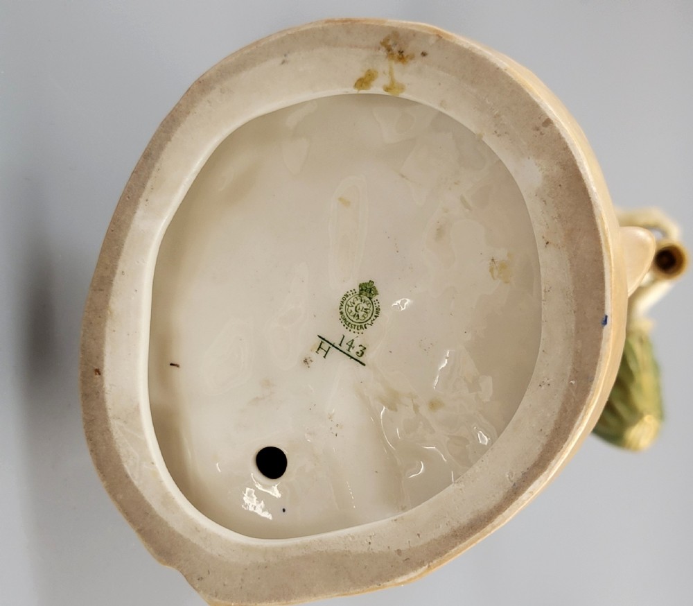 Royal Worcester Pair “Renaissance Musicians”, Exclusive Shot Enamel, 1911 View XIV