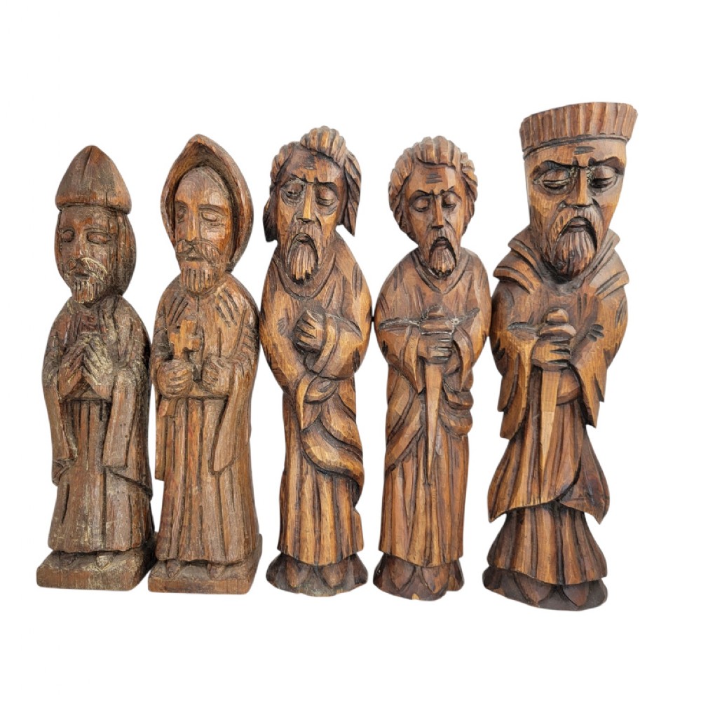 Rare and Documented Collection of Five Figures by Franz Keller (1873-1946)