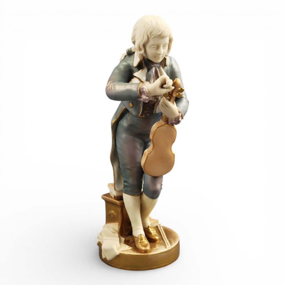 Royal Worcester Porcelain Figure “The Young Mozart” Model 1487, 1928