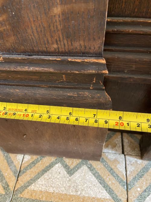4 ARCHITECTURAL CLASSICAL INSPIRED OAK IONIC COLUMN FASCIAS 200CM TALL C1900 - ADDITIONAL PHOTO 14