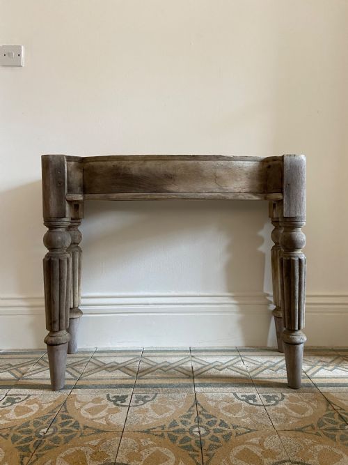 A 19TH CENTURY ORANGERY POTTING SHED TABLE 106CM WIDE CARRARA MARBLE TOP - ADDITIONAL PHOTO 7