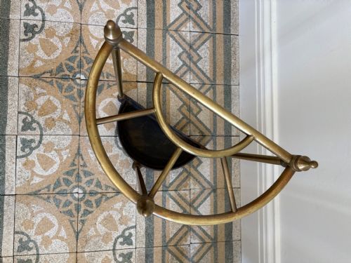 CAST IRON AND BRASS DEMI LINE STICK OR UMBRELLA STAND C1900 64CM TALL - ADDITIONAL PHOTO 7