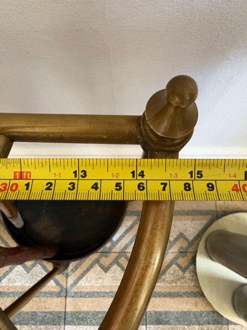 CAST IRON AND BRASS DEMI LINE STICK OR UMBRELLA STAND C1900 64CM TALL - ADDITIONAL PHOTO 15