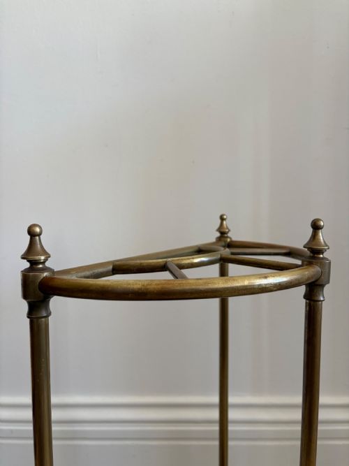 CAST IRON AND BRASS DEMI LINE STICK OR UMBRELLA STAND C1900 64CM TALL - ADDITIONAL PHOTO 6
