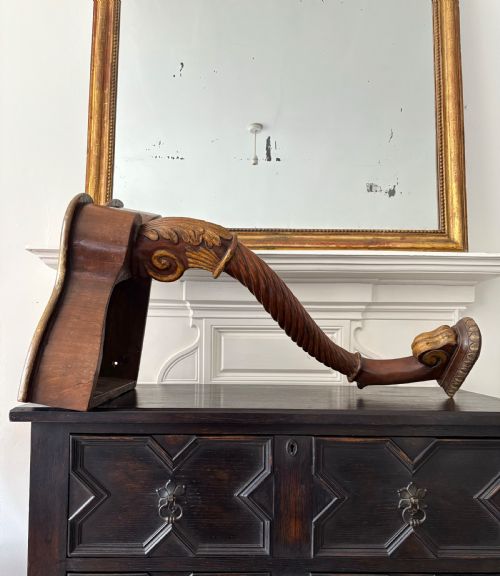 AN EARLY 19TH CENTURY MAHOGANY AND GILDED MONOPODIA CORNER CONSOLE TABLE C1835 - ADDITIONAL PHOTO 4