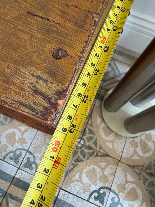 LARGE EARLY 19TH CENTURY SWEDISH SCUMBLE PAINTED PINE DOME TRUNK 115CM - ADDITIONAL PHOTO 11