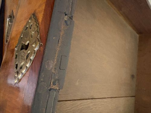EARLY 18TH CENTURY ENGLISH WALNUT CHEST ON STAND CIRCA 1730 161CM TALL - ADDITIONAL PHOTO 13