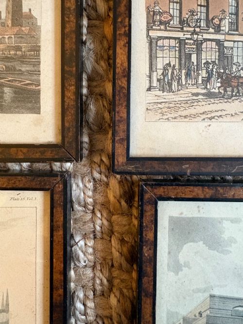 A GROUP OF 9 19THC RUDOLPH ACKERMANN'S LONDON LANDMARKS COLOURED AQUATINT 24CM - ADDITIONAL PHOTO 3