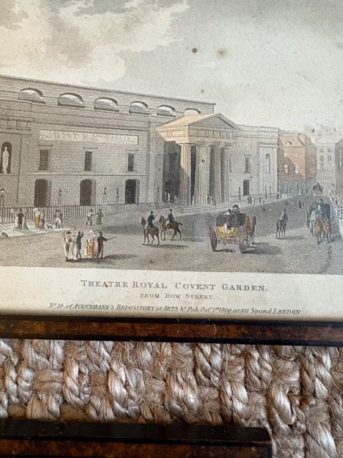 A GROUP OF 9 19THC RUDOLPH ACKERMANN'S LONDON LANDMARKS COLOURED AQUATINT 24CM - ADDITIONAL PHOTO 7