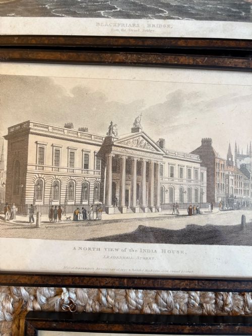 A GROUP OF 9 19THC RUDOLPH ACKERMANN'S LONDON LANDMARKS COLOURED AQUATINT 24CM - ADDITIONAL PHOTO 8