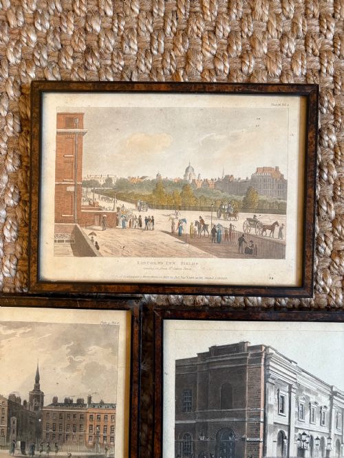 A GROUP OF 9 19THC RUDOLPH ACKERMANN'S LONDON LANDMARKS COLOURED AQUATINT 24CM - ADDITIONAL PHOTO 10