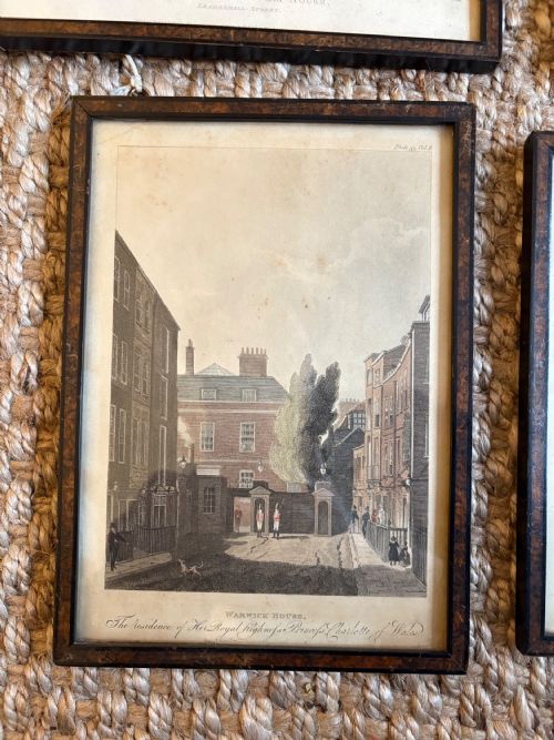 A GROUP OF 9 19THC RUDOLPH ACKERMANN'S LONDON LANDMARKS COLOURED AQUATINT 24CM - ADDITIONAL PHOTO 12
