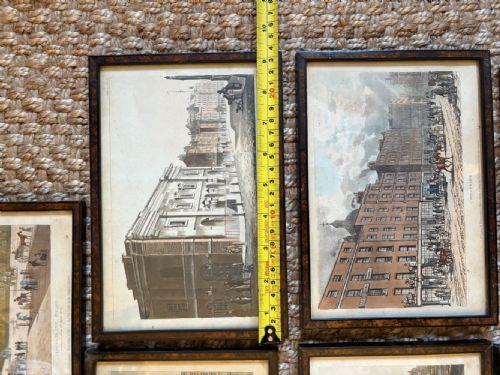 A GROUP OF 9 19THC RUDOLPH ACKERMANN'S LONDON LANDMARKS COLOURED AQUATINT 24CM - ADDITIONAL PHOTO 15