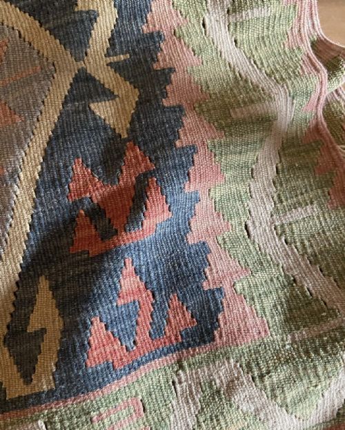 EARLY TO MID 20TH CENTURY ANATOLIAN KILIM FLAT WEAVE RUNNER 280CM CIRCA 1930 - ADDITIONAL PHOTO 4