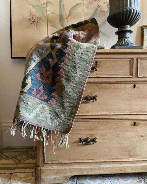 EARLY TO MID 20TH CENTURY ANATOLIAN KILIM FLAT WEAVE RUNNER 280CM CIRCA 1930 - ADDITIONAL PHOTO 7