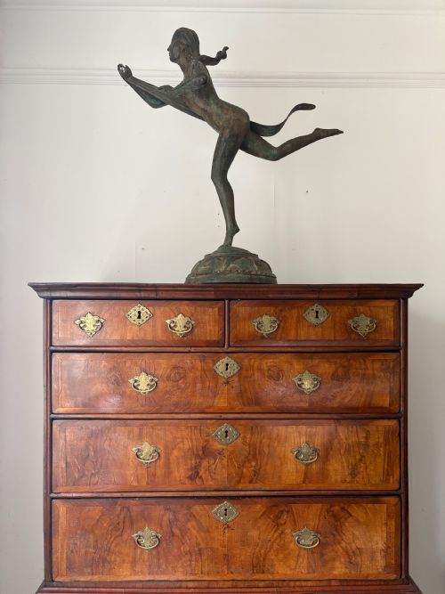 AFTER PAUL MANSHIP 18851966 ATALANTA PATINATED BRONZE ON BRASS SCULPTURE 72CM - ADDITIONAL PHOTO 1