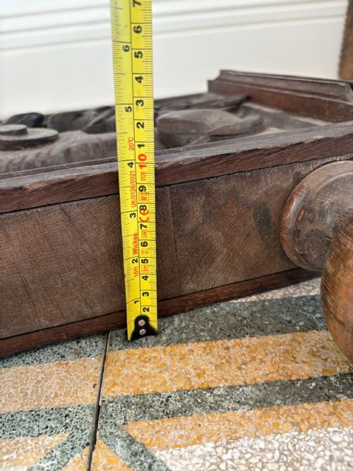 AN EARLY 19TH CENTURY CARVED OAK WINGED GRIFFIN FURNITURE FRAGMENT C1800 46CM - ADDITIONAL PHOTO 5