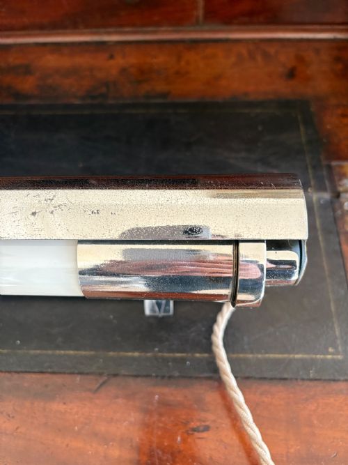 ART DECO CHROME ADJUSTABLE WALL LIGHT C1920S RESTORED AND REWIRED 40CM - ADDITIONAL PHOTO 7
