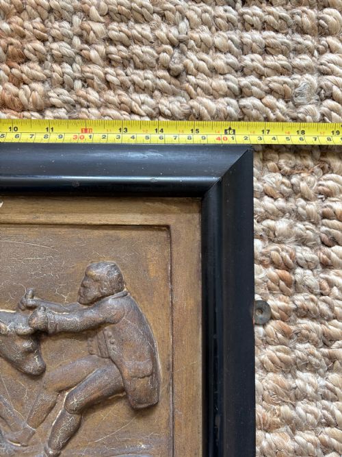 A 19THC FRAMED PLASTER PLAQUE LAW AND CHELSEA BREWERY INTEREST C1880 42CM WIDE - ADDITIONAL PHOTO 7