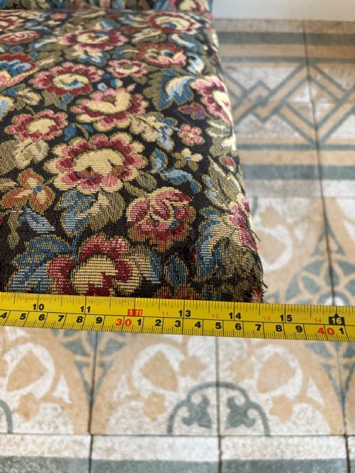 A 19TH CENTURY ENGLISH MAHOGANY FRAME GOUT STOOL ON CASTORS C1880 - ADDITIONAL PHOTO 10