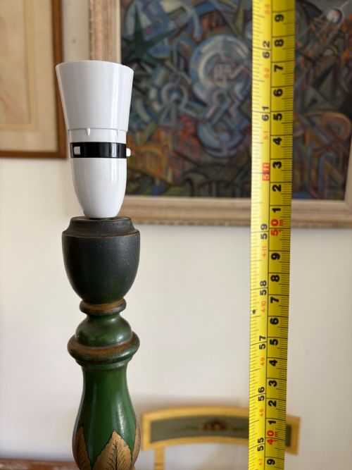 EARLY TO MID 20THC GREEN LACQUER CHINOISERIE FLOOR LAMP 157CM C192040S - ADDITIONAL PHOTO 12