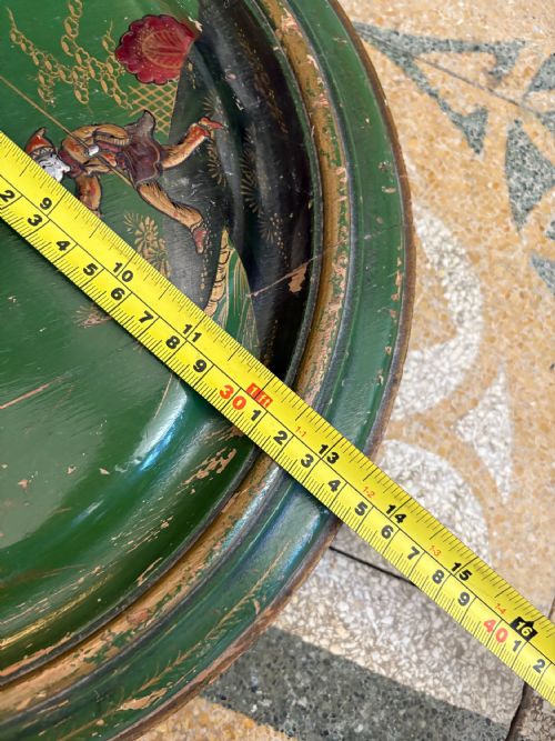 EARLY TO MID 20THC GREEN LACQUER CHINOISERIE FLOOR LAMP 157CM C192040S - ADDITIONAL PHOTO 11
