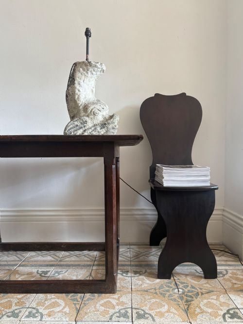 A 17THC PROVINCIAL ENGLISH OAK SIDE TABLE C1650 RECTANGULAR 3 PLANK TOP 101CM - ADDITIONAL PHOTO 19