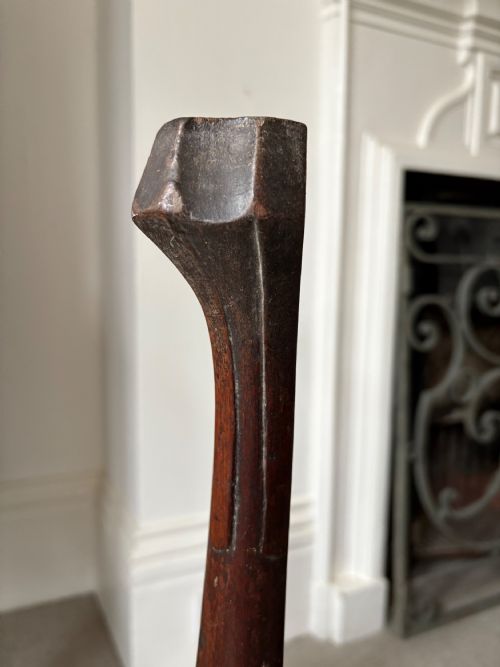 AN EARLY 19TH CENTURY CUBAN MAHOGANY SILVER TABLE CABRIOLE LEGS AND TRIFID FEET 75CM - ADDITIONAL PHOTO 8