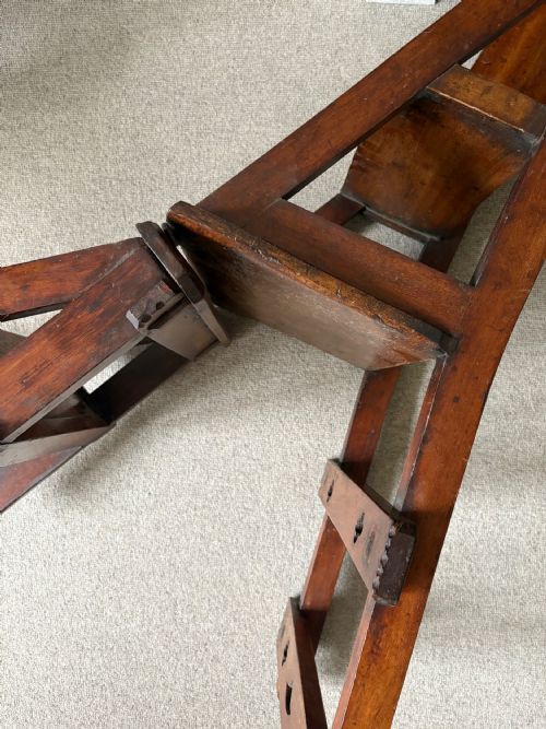 LATE 19TH CENTURY GOTHIC REVIVAL METAMORPHIC CHAIR TO LIBRARY STEPS C1880 - ADDITIONAL PHOTO 3