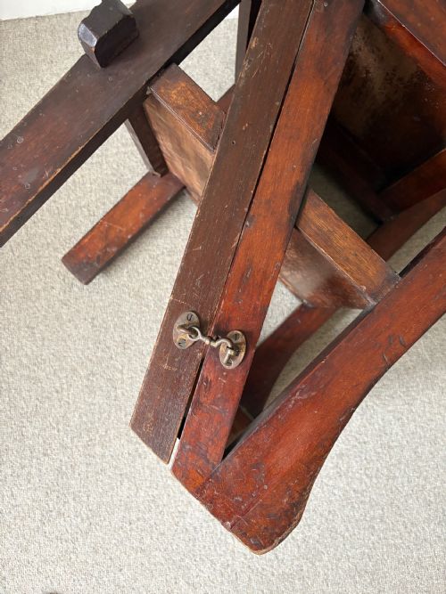 LATE 19TH CENTURY GOTHIC REVIVAL METAMORPHIC CHAIR TO LIBRARY STEPS C1880 - ADDITIONAL PHOTO 6