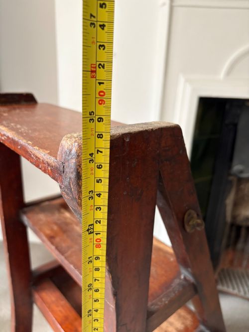 LATE 19TH CENTURY GOTHIC REVIVAL METAMORPHIC CHAIR TO LIBRARY STEPS C1880 - ADDITIONAL PHOTO 16