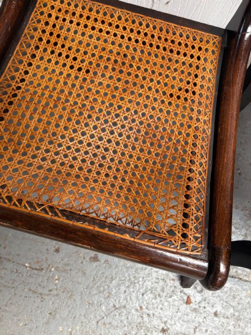 A SET OF 6 REGENCY DINING CHAIRS SABRE LEG MAHOGANY WITH CANE SEATS C1820 - ADDITIONAL PHOTO 11