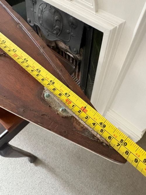 A 1920S ORIGINAL RACING POND YACHT HULL 128CM WITH BESPOKE MAHOGANY STAND - ADDITIONAL PHOTO 14