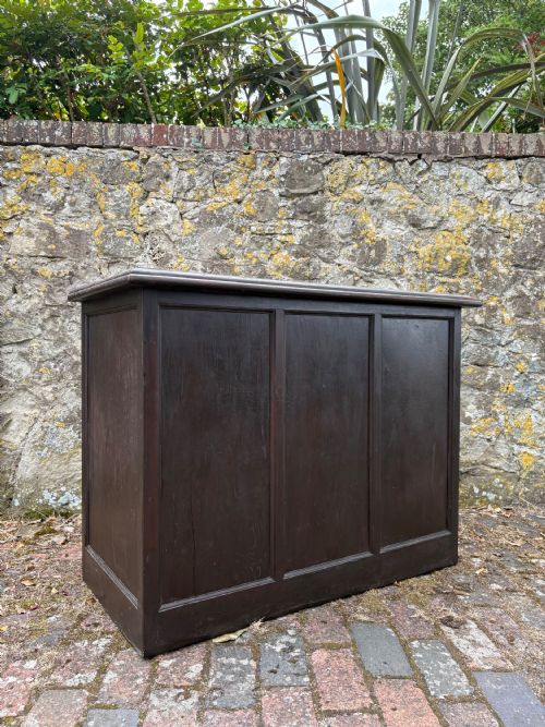EARLY 20THC ENGLISH FREESTANDING ANTIQUE SHOP COUNTER 119CM WIDE C19001920 - ADDITIONAL PHOTO 11